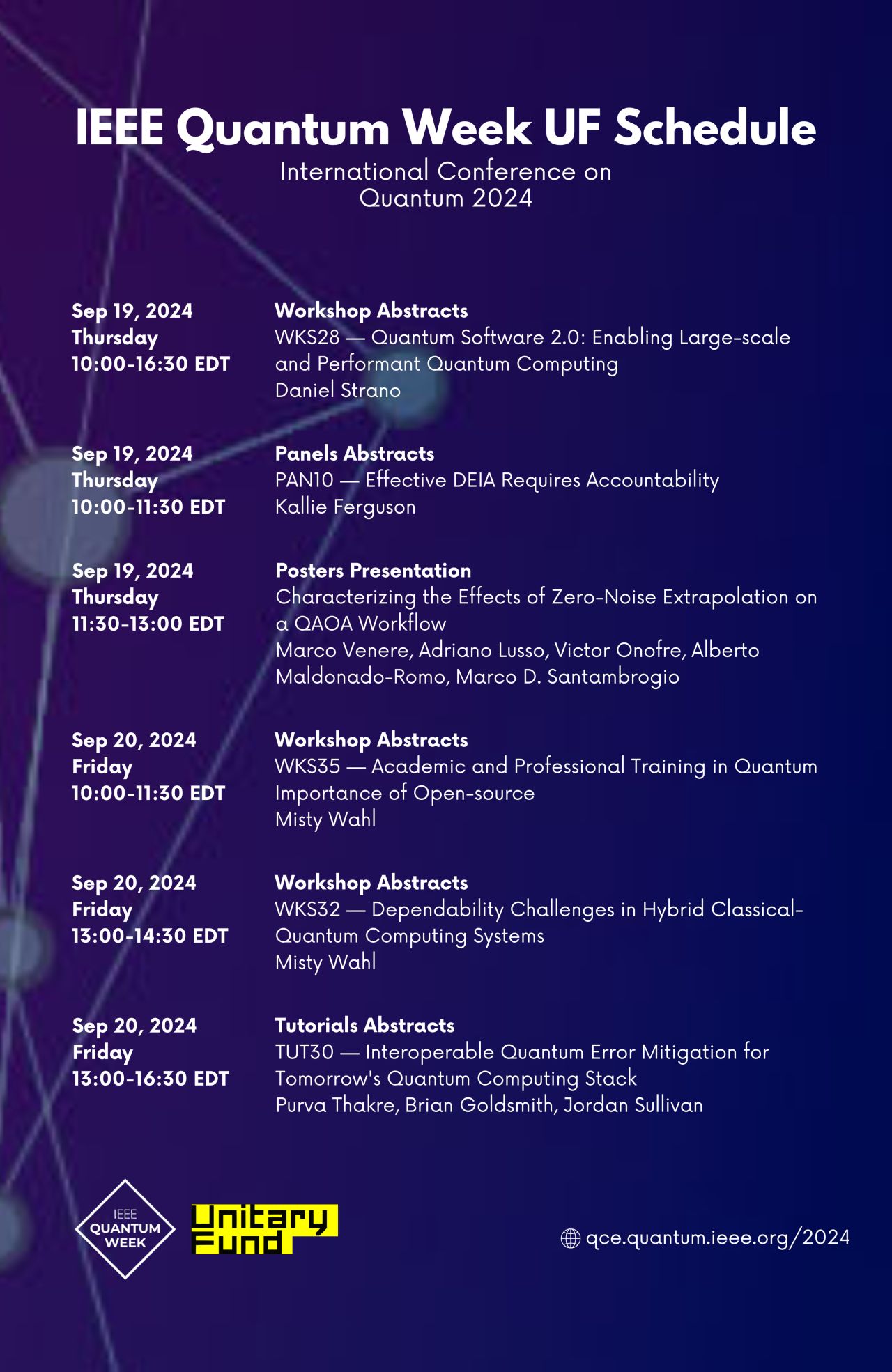 IEEE Schedule